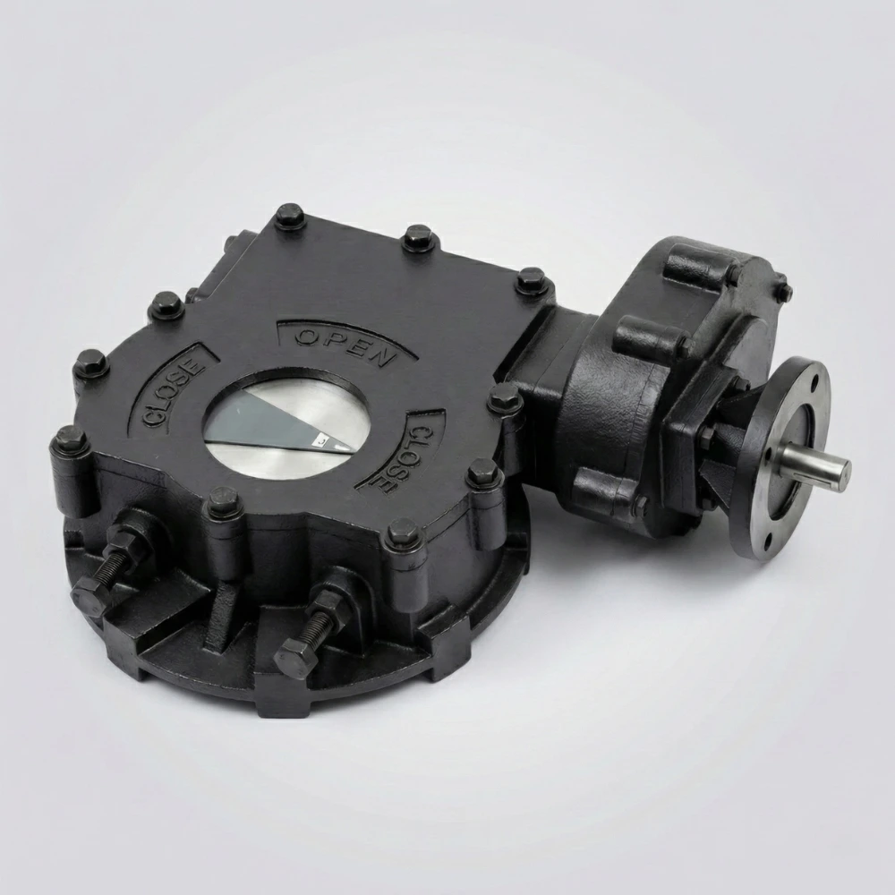 Quarter-Turn-Worm-Gearbox-With-Spur-Gearbox-Actuator-Operation-in-ahmedabad
