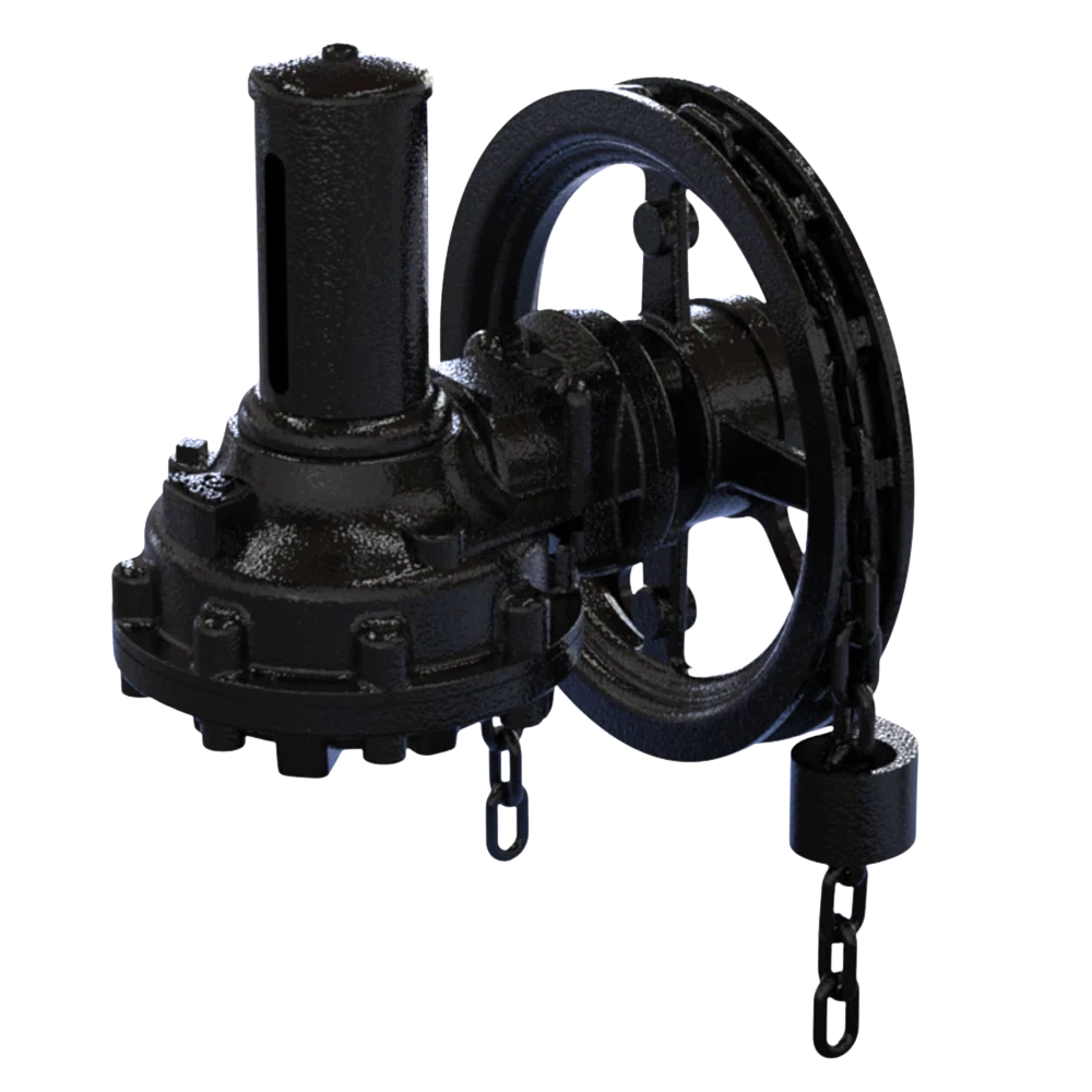 Multi-Turn-Bevel-Gearbox-Hand-Wheel-Operated-1